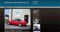 Desktop Screenshot of halvorsenautorestyling.com